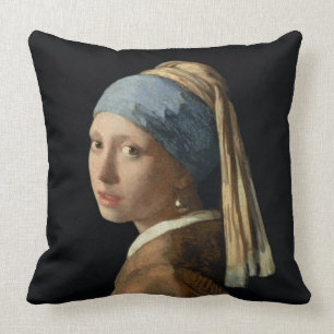 Mädchen mit einem Perlen-Ohrring, c.1665-6 (Öl auf Kissen