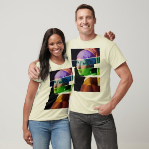 Mädchen mit einem Perlenohrring VERSTÄRKT T-Shirt
