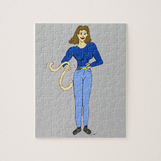 Mädchen mit einem Schwanz  (Vertikal)
