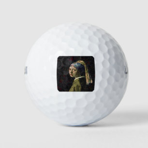 Mädchen mit Erdbeere erwecken Kunstlöffel Golfball