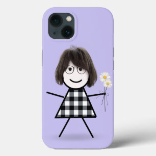 Mädchen mit Gänseblümchen Case-Mate iPhone Hülle