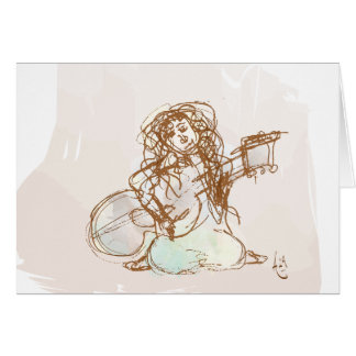 Mädchen mit Gitarre