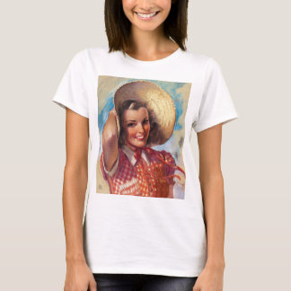 Mädchen mit Haube T-Shirt