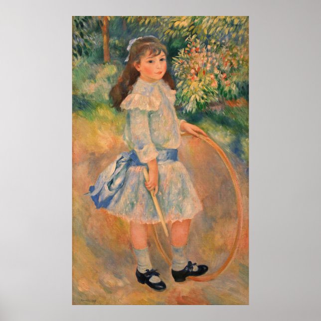 Mädchen mit Hoop Poster (Vorne)