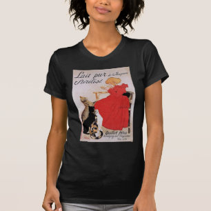 Mädchen mit Katzen, Alexandre Steinlen T-Shirt
