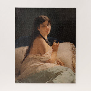 Mädchen mit Medallion (von Gerolamo Induno)