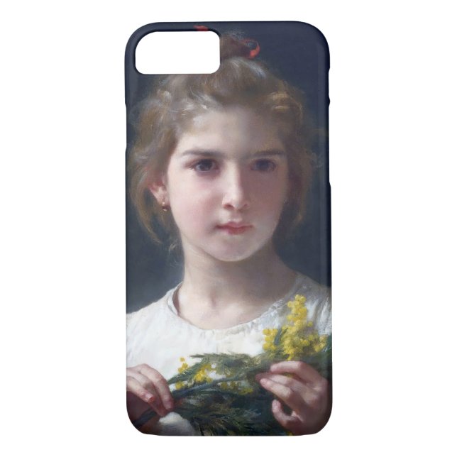 Mädchen mit Mimosa, Bouguereau Case-Mate iPhone Hülle (Rückseite)