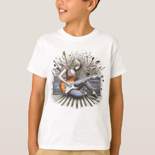 Mädchen mit musikalischen Begabungen T-Shirt