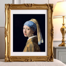 Mädchen mit Perlenohrring 1665 Johannes Vermeer Fotodruck