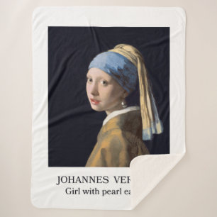 Mädchen mit Perlenohrring 1665 Johannes Vermeer Sherpadecke