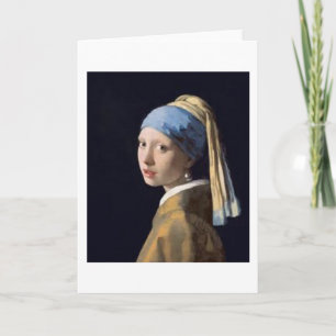 Mädchen mit Perlenohrring - Johannes Vermeer Karte