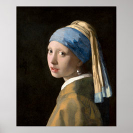 Mädchen mit Perlenohrring | Johannes Vermeer Poster