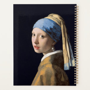 Mädchen mit Perlenohrring Vintages Portrait Planer