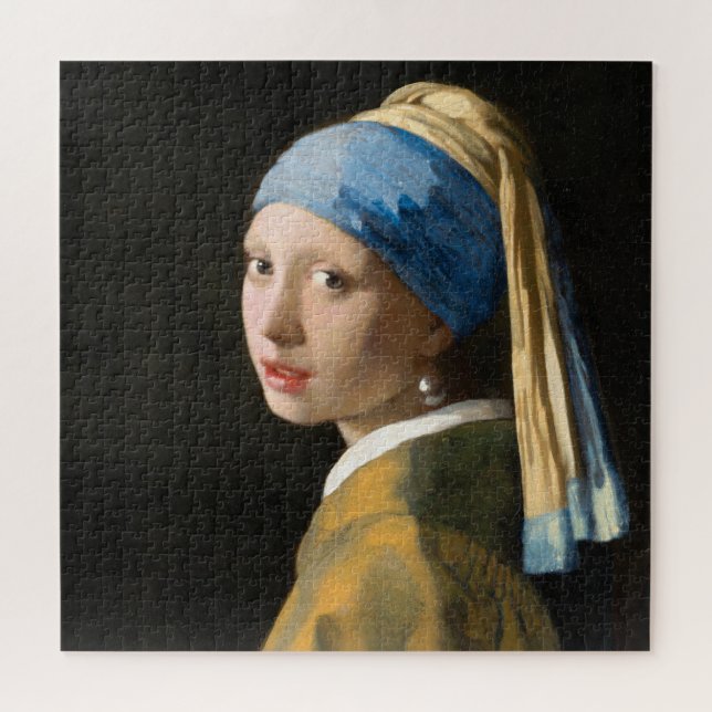 Mädchen mit Perlenohrring von Johannes Vermeer (Horizontal)