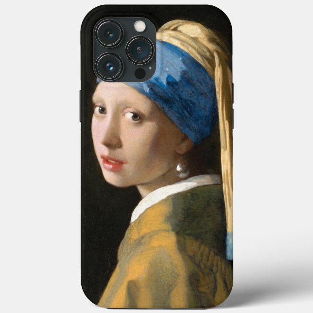 Mädchen mit Perlenohrring von Johannes Vermeer Case-Mate iPhone Hülle (Rückseite)