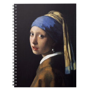 Mädchen mit Perlenohrring von Johannes Vermeer Notizblock