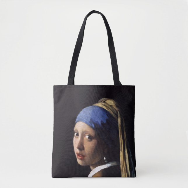 Mädchen mit Perlenohrring von Johannes Vermeer Tasche (Vorderseite)