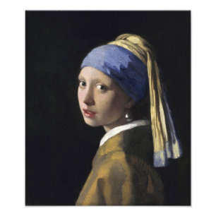Mädchen mit Perlenverdienst von Johannes Vermeer Fotodruck