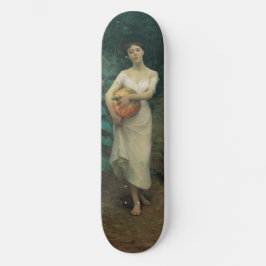 Mädchen mit Pumpkin Zonaro 1889 Skateboard