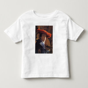 Mädchen mit Red Hat, c.1665 (Öl auf Panel) Kleinkind T-shirt