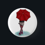 mädchen mit Regenschirm Button<br><div class="desc">mädchen mit Regenschirm</div>