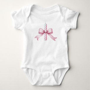 Mädchen mit rosa Schleife wollen einfach nur eins Baby Strampler