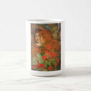 Mädchen mit roten Pfoten (von George Henry) Kaffeetasse