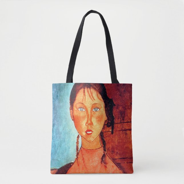 Mädchen mit Schweinen, Modigliani Tasche (Vorderseite)