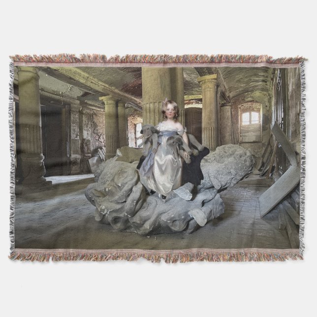 Mädchen mit Spielzeug Decke (Vorderseite)