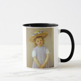 Mädchen mit Strohhut, Mary Cassatt Tasse