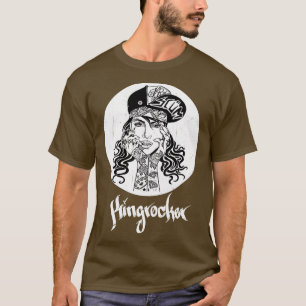 Mädchen mit Tätowierungen und Ananas T-Shirt