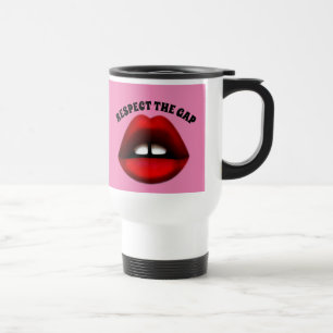 Mädchen mit Zahnlücke, Kaffeereise-Mug Reisebecher
