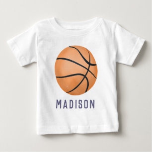 Mädchen moderne Basketball-Trikotnummer Sport Baby T-shirt
