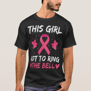 Mädchen musste die Glocke Brust-Shirts läuten, Pin T-Shirt