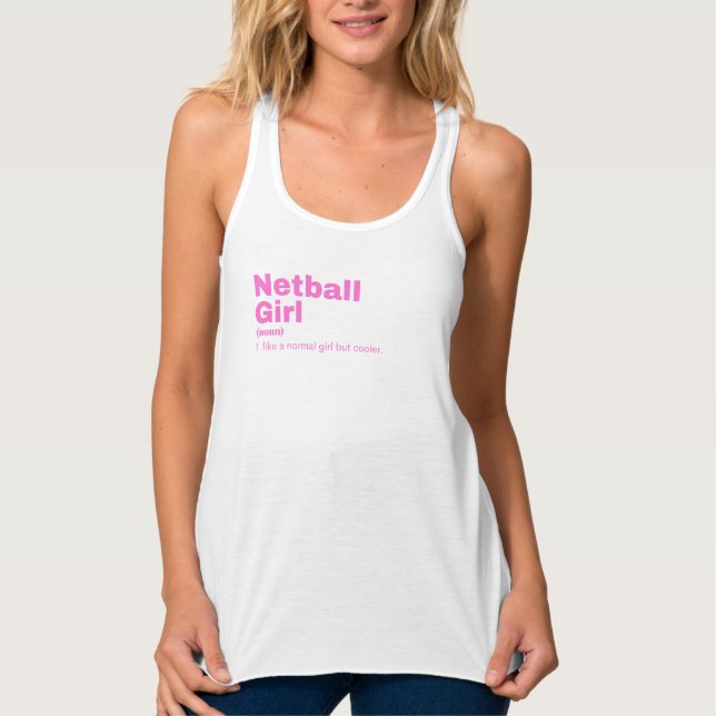 Mädchen - Netball Tank Top (Vorderseite)