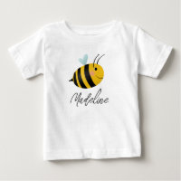 Mädchen Niedlich ein Sommer erste Bee Tag 1. Gebur