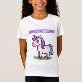 Mädchen Niedlich Einhorn Pferde Kinder T - Shirt