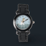 Mädchen Niedlich Welpen und Blume Kinder Armbanduhr<br><div class="desc">Diese niedliche,  moderne Kinderuhr besticht durch einen bezaubernden Welpenhund-Cartoon und bietet Platz für den Mädchennamen. Mit klaren,  leicht lesbaren Zahlen ist diese "erste" Uhr ideal für Kinder oder Kleinkinder,  die gerade erst mit dem Lernen beginnen. Das perfekte geschlechtsneutrale Design für alle Spaniel Liebhaber!</div>