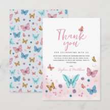 Mädchen Niedlich Whimsical Pink Butterfly m Baby D