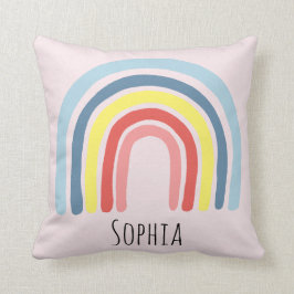 Mädchen Niedlich Whimsical Rainbow Cartoon und Nam Kissen