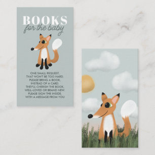 Mädchen Niedliche Foxenbücher für Kinder Begleitkarte