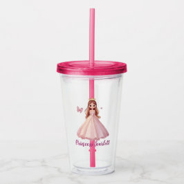 Mädchen Niedliche Personalisierte Prinzessin Spark Acryltrinkbecher