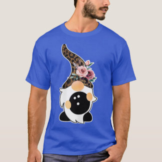 Mädchen Niedlicher Bowling mit Leopard T T-Shirt