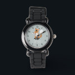 Mädchen Niedlicher Waldwald Fox und Name Kinder Armbanduhr<br><div class="desc">Diese moderne Kinderuhr besticht durch einen niedlichen Foxenwald-Cartoon. Dieses trendige Design bietet auch einen Platz,  wo Sie Ihren Mädchennamen hinzufügen können. Mit klaren,  leicht lesbaren Zahlen ist diese "erste" Uhr ideal für diejenigen,  die gerade erst mit dem Lernen beginnen. Das perfekte geschlechtsneutrale Wildlife-Design für Ihre Kleinen!</div>