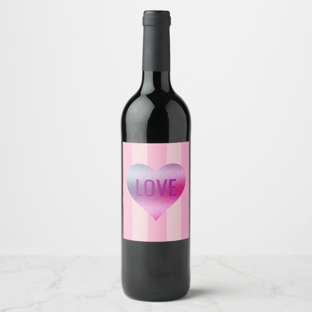 Mädchen nur Bachelorette Dusche Party Weinkeller Weinetikett (Vorderseite)