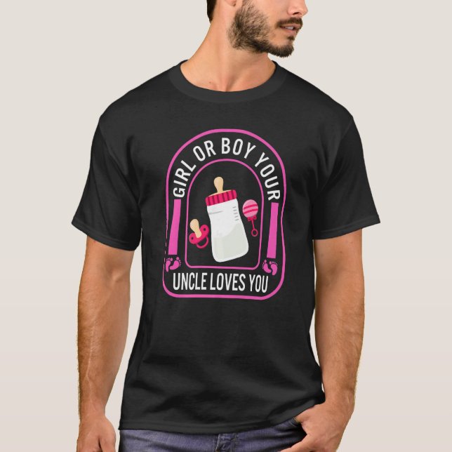Mädchen oder Junge, Ihr Onkel Lieben Sie Männer Va T-Shirt (Vorderseite)