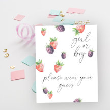 Mädchen oder Junge tragen Sie bitte Ihre Vermutung