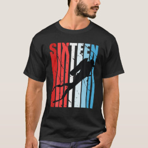Mädchen oder Jungen Tauchen 16. Geburtstag Tiefsee T-Shirt