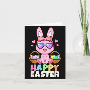 Mädchen Ostern Coquette Hase Shirt _ Frauen Glückl Karte