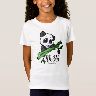 Mädchen-Panda-Shirt T-Shirt